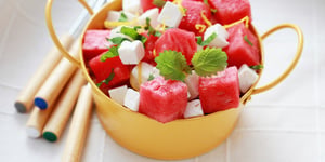 Photo de la Recette: Salade de Pastèque à la Feta
