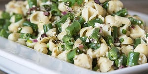 Photo de la Recette: SALADE DE PÂTES CITRON ET OLIVES