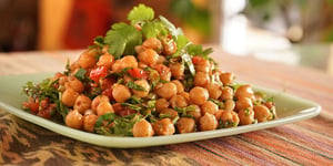 Photo de la Recette: Salade de Pois Chiches à la Mexicaine