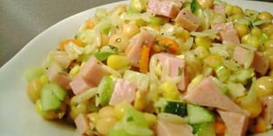 Salade de Pois Chiches et Jambon