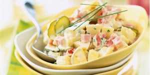 Photo de la Recette: Salade de Pommes de Terre au Jambon