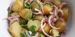 Photo de la Recette: Salade de Pommes de Terre Citron Basilic
