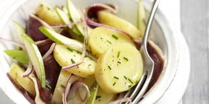 Photo de la Recette: Salade de Pommes de Terre et Magret aux Pommes Granny