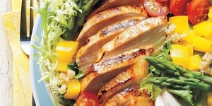 Salade de Poulet Grillé au Vinaigre Balsamique