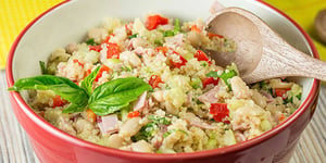 Photo de la Recette: Salade de Quinoa Croquante aux Concombres