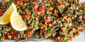 Salade de Quinoa et Lentilles Style Taboulé