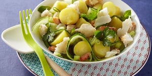 Salade de Ratte au Concombre et au Crabe