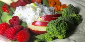 Salade de Riz Santé Légumes et Fruits