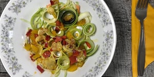 Salade de Zucchinis et Légumes Rôtis