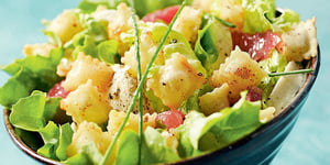 Photo de la Recette: Salade D’été aux Ravioles Frites