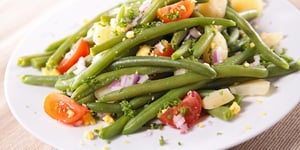 Salade Express Haricots Verts, Pommes de Terre et Tomate