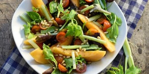 Photo de la Recette: Salade Fraîcheur Tomates Melon Céleri