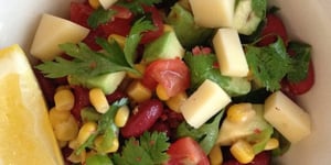 Photo de la Recette: SALADE MEXICAINE AU FROMAGE LE CALUMET