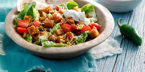 Photo de la Recette: Salade Mexicaine de Courge et de Légumineuses