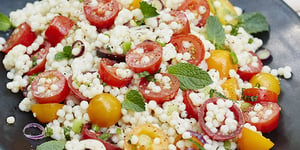Photo de la Recette: Salade Tiède de Couscous Israélien