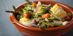 Salade Tiède de Légumes en Papillote