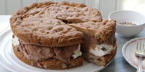 Sandwich à la Crème Glacée Géant Sans Gluten