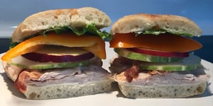 Photo de la Recette: Sandwich Ciabatta à la Dinde