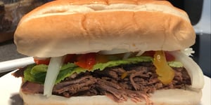 Photo de la Recette: Sandwich de Boeuf Effiloché