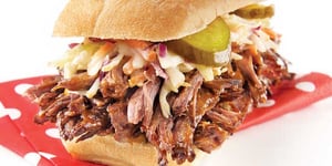 Photo de la Recette: Sandwichs à L’effiloché de Boeuf