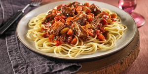 Photo de la Recette: SANS GLUTEN SPAGHETTI AU BOEUF BRAISÉ À LA TOSCANE