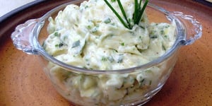 Photo de la Recette: Sauce froide à L'estragon,Ciboulette,Citron,Ail