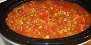 Photo de la Recette: Sauce Tomates et Lentilles à la Mijoteuse