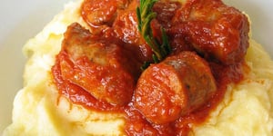 Photo de la Recette: Saucisses à L'italienne