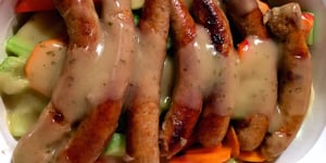 SAUCISSES AU FOUR RAPIDE ET FACILE