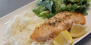 Photo de la Recette: Saumon à L'ail et au Citron