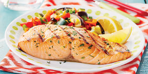 Photo de la Recette: Saumon Grillé au Citron et au Persil