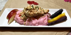 Saumon sur Pommes de Terre Rose D'amour