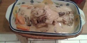 Photo de la Recette: Sauté de Dinde Façon Blanquette
