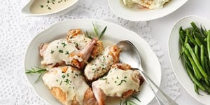Sauté de Lapin à la Moutarde et à L’estragon