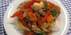 Photo de la Recette: Sauté de Porc aux Légumes