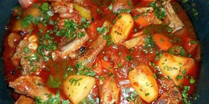 Photo de la Recette: Sauté de Porc Mijoté a la Bière Ambrée