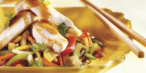 Photo de la Recette: SAUTÉ DE POULET À L’ÉRABLE