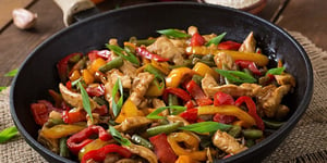 Sauté de Poulet et Petits Légumes au Wok