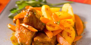 Photo de la Recette: Sauté de Veau Safrané