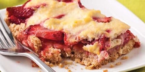 Photo de la Recette: Savoureuses Barres Tendres Tofu-Fraises