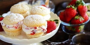 Photo de la Recette: Savoureux Cupcakes aux Fraises Simples à Préparer