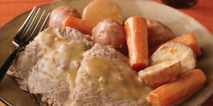 Photo de la Recette: Savoureux Rôti de Bœuf à la Mijoteuse