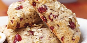 Scones à L’avoine et aux Canneberges