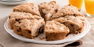 Photo de la Recette: Scones aux Pommes et aux Raisins Secs