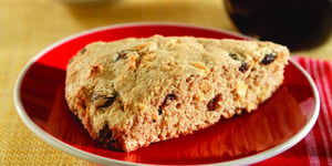 Photo de la Recette: Scones aux Pommes et aux Raisins Secs