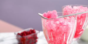 Photo de la Recette: Slush à la Vodka et à la Limonade Rose