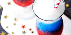 Slush Alcoolisée à la Limonade (Bleu blanc rouge)