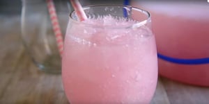 Photo de la Recette: Slush Vodka & Limonade Rose