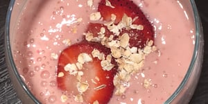 Smoothie aux Fraises