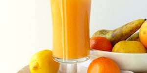 Photo de la Recette: Smoothie Énergie Mandarine, Carotte, Poire et Pomme